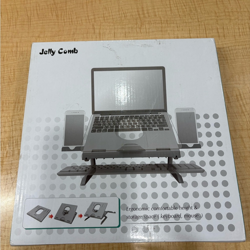 Gray Laptop Stand
